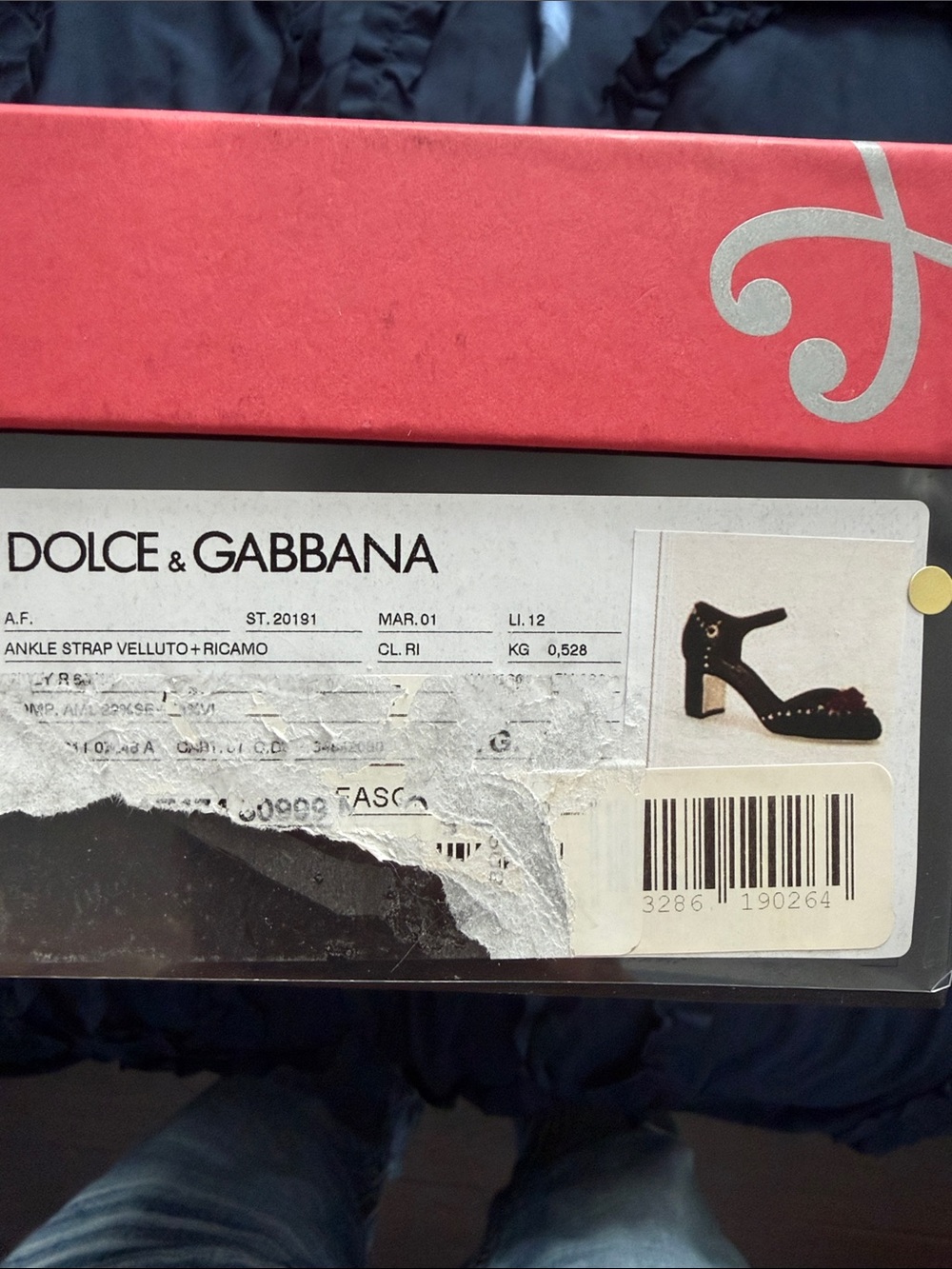 Dolce & Gabbana Black Suede Ankle Strap Heels with Stud Detailing